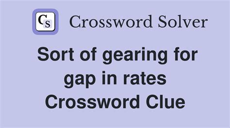 A break or gap (6) Crossword Clue